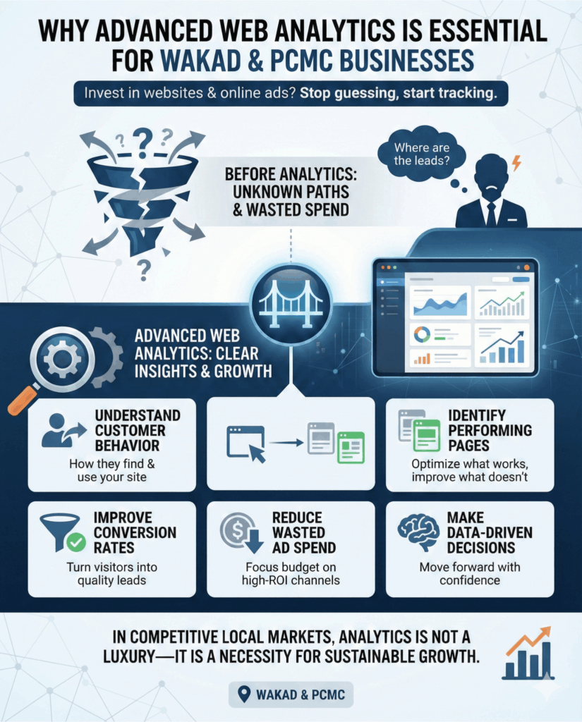 Why Advanced Web Analytics Is Essential for Wakad & PCMC Businesses